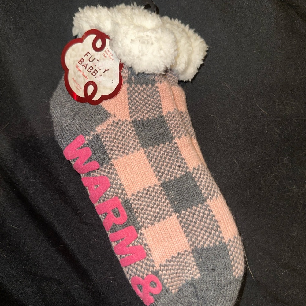 Thick Cozy Fuzzy Slipper Socks
